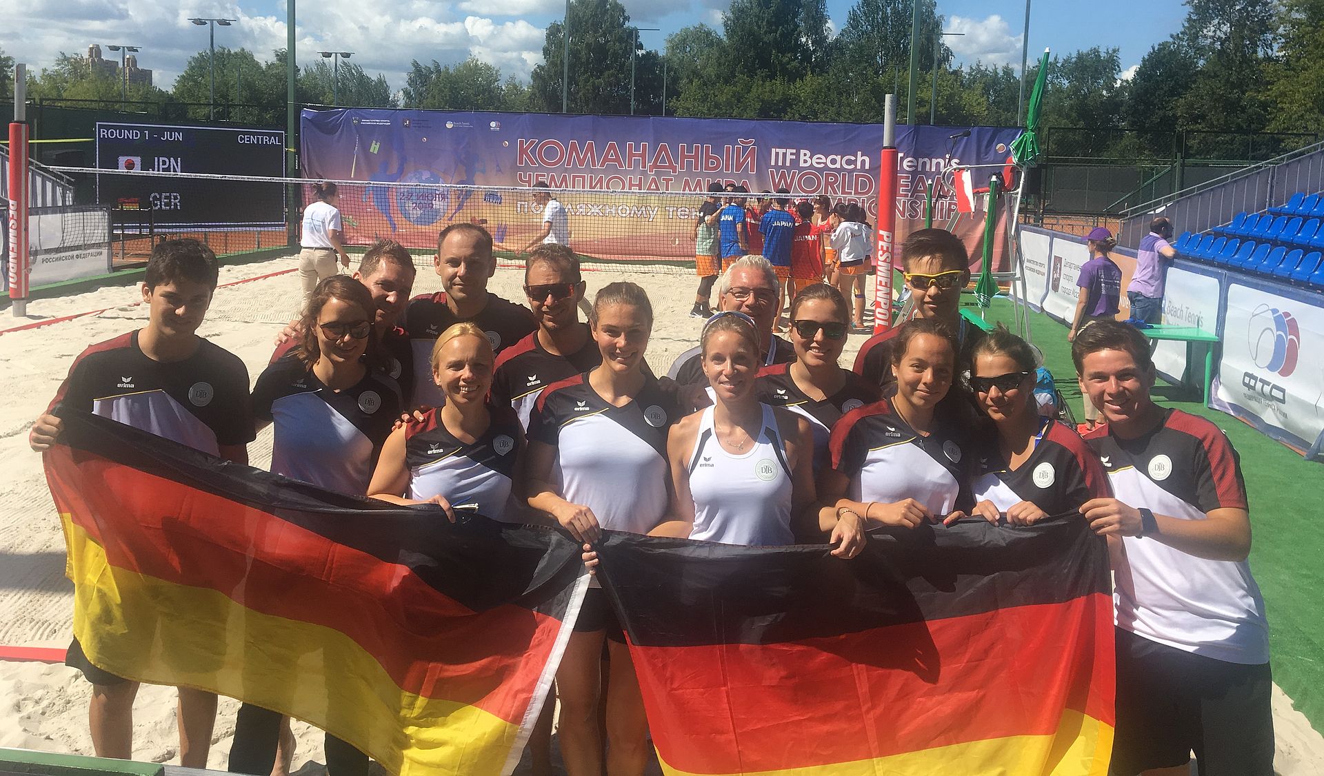 Deutsche Teams bei der Beach Tennis WM
