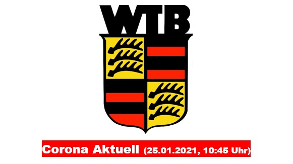 Das WTB-Präsidium informiert - Der Betrieb von Sportstätten bleibt bis 14. Februar 2021 untersagt.